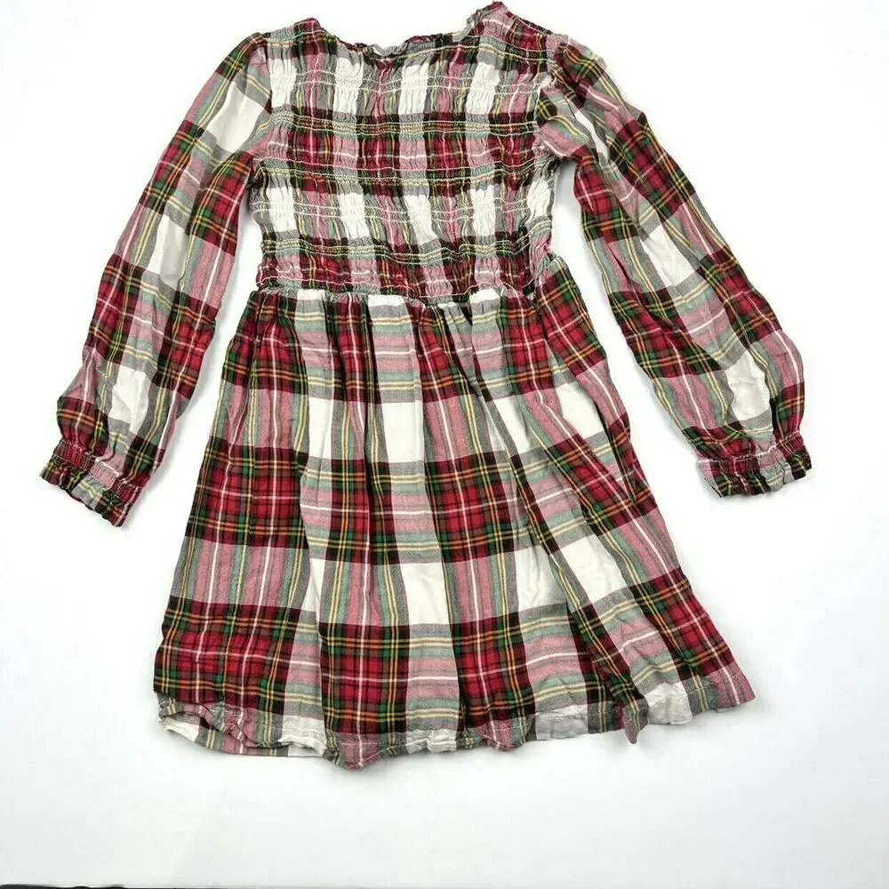 Hanna Andersson Plaid Smocked Dress